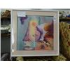 Image 1 : Dyed Silk Ocean Scene By Local Artist Lois Rector