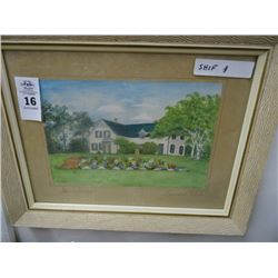 Original Water Color Painting of Green Gables