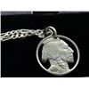 Image 2 : Sterling Silver Chain w/A Bufffalo Nickel Cut-Out