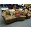 Image 1 : Ornate Floral Carved Sofa w/2 Armchairs