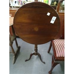 Mahogany Tilt Top Table