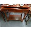 Image 1 : Cherry Single Drawer Side Table