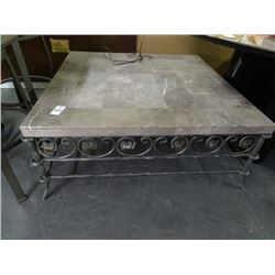 Granite/Iron Base Coffee Table