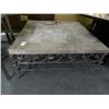 Image 1 : Granite/Iron Base Coffee Table