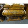 Image 1 : 2 Iron Based Guilded Bulbous End Tables - 2 Times the Money