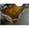 Image 2 : Ornate Wood w/Leather Inlay Desk