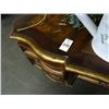 Image 3 : Ornate Wood w/Leather Inlay Desk