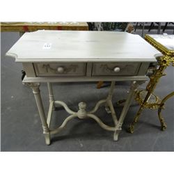 Empire Style 2 Drawer Side Table