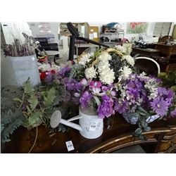 Lot of Silk Flowers