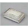 Image 1 : A good early Victorian rectangular table snuff box, - A good early Victorian rectangular table s...
