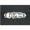 Image 1 : A five-stone diamond ring, - A five-stone diamond ring, c.1900, the central oval old cut stone w...