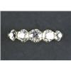 Image 1 : An 18ct gold five-stone diamond ring, - An 18ct gold five-stone diamond ring, the old cut stones...