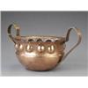 Image 1 : A Keswick School copper two-handled bowl, - A Keswick School copper two-handled bowl, by W. H. M...