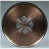 Image 1 : A Hugh Wallis copper tray, with raised rim, - A Hugh Wallis copper tray, with raised rim, the ce...
