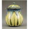 Image 1 : A Della Robbia jar and cover, - A Della Robbia jar and cover, decorated by Elizabeth Wilkins, th...