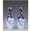 Image 1 : A pair of Moorcroft Macintyre Florian Ware tapering bottle vases, - A pair of Moorcroft Macintyr...