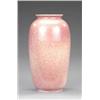 Image 1 : A Ruskin pottery ovoid vase, - A Ruskin pottery ovoid vase, in mottled tones of pink, partially...