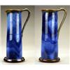 Image 1 : A pair of Bourne Denby Crich shape slender ewers, - A pair of Bourne Denby Crich shape slender e...
