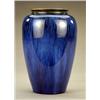 Image 1 : A Bourne Denby ovoid vase, - A Bourne Denby ovoid vase, with electric blue glaze, 10.25in high,...