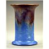 Image 1 : A Bourne Denby cylindrical vase, - A Bourne Denby cylindrical vase, with everted rim and spreadi...