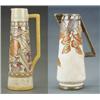 Image 1 : A Bursley Ware slender spreading cylindrical jug, designed by Charlotte Rhead, - A Bursley Ware...