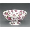 Image 1 : A Shelley large pedestal bowl, - A Shelley large pedestal bowl, printed and painted with flowers...