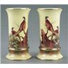 Image 1 : A pair of Coalport limited edition cylindrical vases, - A pair of Coalport limited edition cylin...