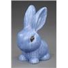 Image 1 : A Sylvac large seated rabbit, - A Sylvac large seated rabbit, glazed in blue, 9.75in high, impre...