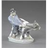 Image 1 : A Royal Copenhagen figure, - A Royal Copenhagen figure, Boy With Calf, modelled by Christian Tho...