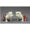 Image 1 : A Royal Doulton model of a bull dog, - A Royal Doulton model of a bull dog, draped in the Union...
