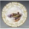Image 1 : Royal Doulton plate, - Royal Doulton plate, painted with a named view of Pembroke Castle, by J....
