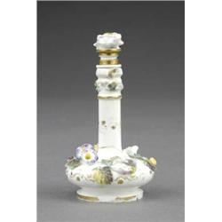 A Rockingham miniature scent bottle and stopper, - A Rockingham miniature scent bottle and stopp...