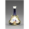 Image 1 : A Royal Crown Derby bottle shaped vase, - A Royal Crown Derby bottle shaped vase, painted with s...