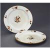 Image 1 : Three Wedgwood pearlware plates, - Three Wedgwood pearlware plates, painted with flower sprigs i...