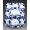 Image 1 : A Grimwades dinner service, - A Grimwades dinner service, Nancy pattern, in flow blue, comprisin...