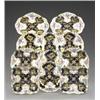 Image 1 : A Booth's dessert service, - A Booth's dessert service, the reserves painted with flower sprays,...