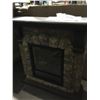 Image 2 : PARAMONT ASPINE FAUX STONE ELECTRIC FIREPLACE