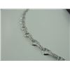 Image 2 : STERLING SILVER HEART LINK BRACELET SET WITH GENUINE DIAMOND. INCLUDES $275 CERTIFICATE