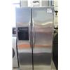 Image 1 : FRIGIDAIRE BY ELECTROLUX STAINLESS STEEL SIDE BY SIDE FRIDGE WITH WATER AND ICE DISPENSOR