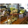 Image 1 : NICELY CRAFTED WOODEN HORSE DRAWN WAGON