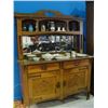 Image 1 : EARLY 1900S OAK MIRRORED BACK BUFFET