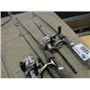 Image 2 : PAIR OF MATCHING FENWICK SPINNING RODS WITH DIAWA REELS