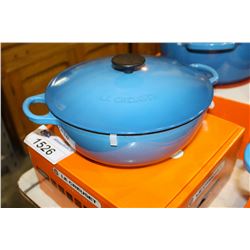 NEW LE CREUSET 4.1L LIDDED COOKWARE POT- BLUE