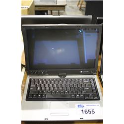 GATEWAY LAPTOP COMPUTER WITH WORKING WINDOWS VISTA - NO POWER CORD