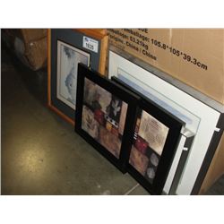 GROUP OF 6 ASSORTED FRAMED PICTURES