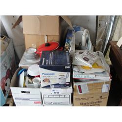 PALLET LOT OF GENERAL HOUSEHOLD ITEMS