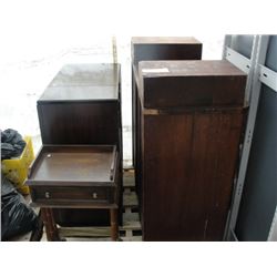 PALLET LOT OF WOODEN FURNITURE