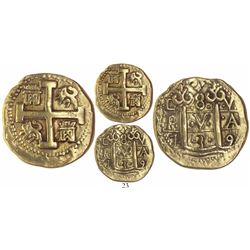 Lima, Peru, cob 8 escudos, 1739V, Tauler Plate Coin.