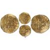 Image 1 : Bogota, Colombia, cob 4 escudos, 1752S, encapsulated NGC AU 50.