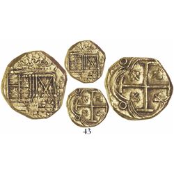 Bogota, Colombia, cob 2 escudos, Philip IV, assayer not visible (R, ca. 1654), from the Maravillas (